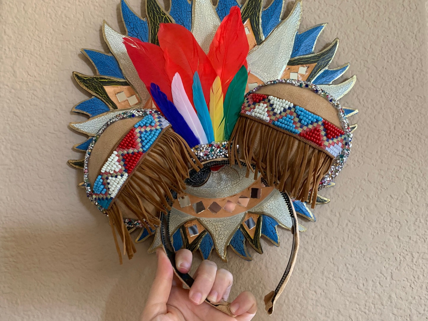 Pocahontas inspired ears. Mickey ears, Minnie ears from Disney’s Pocahontas.
