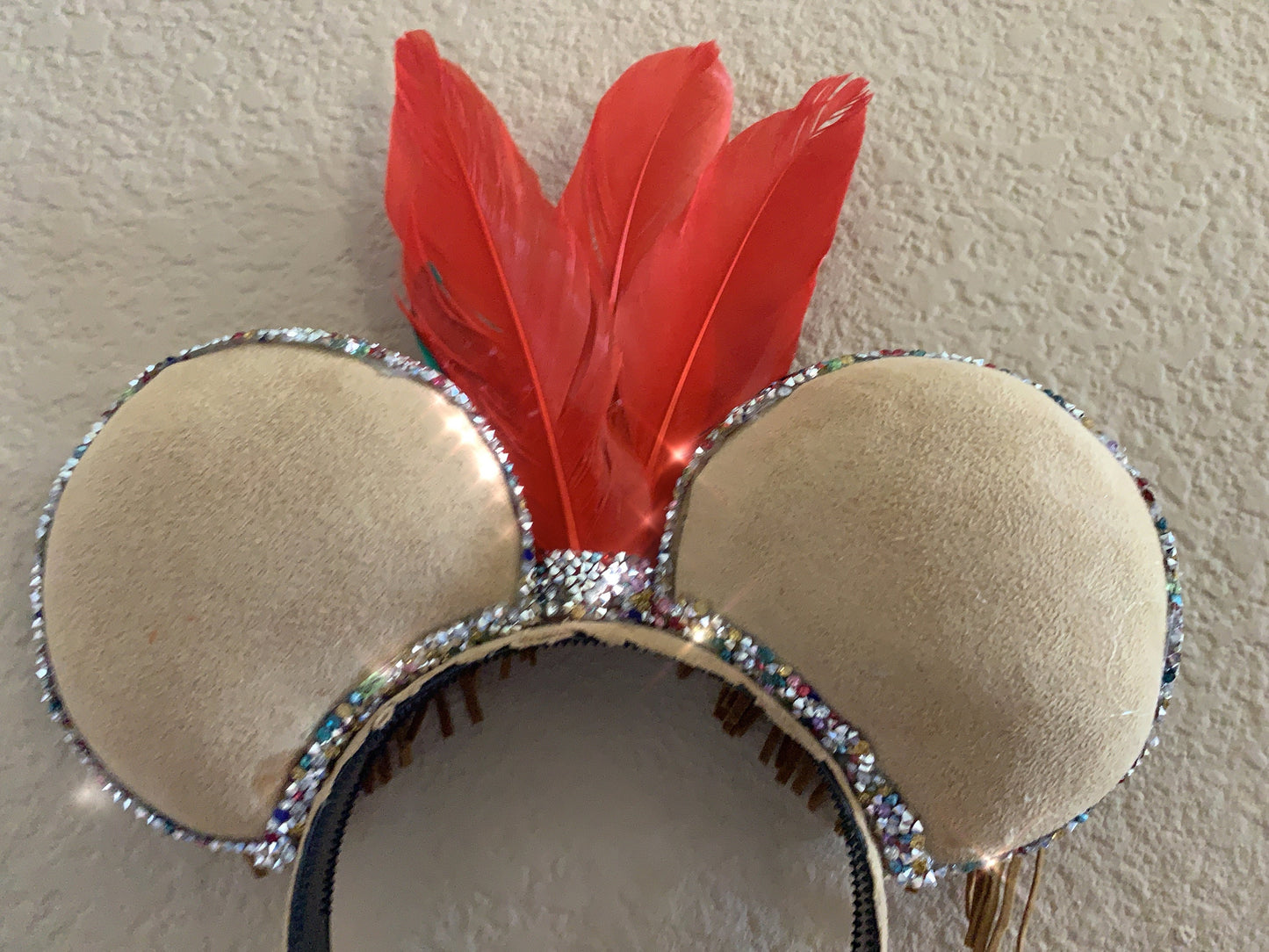 Pocahontas inspired ears. Mickey ears, Minnie ears from Disney’s Pocahontas.