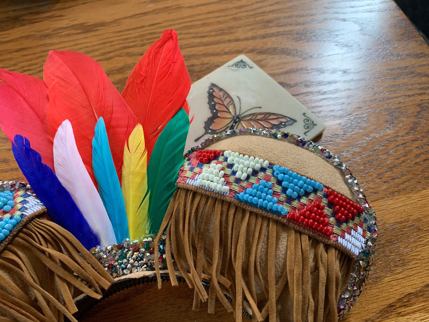 Pocahontas inspired ears. Mickey ears, Minnie ears from Disney’s Pocahontas.