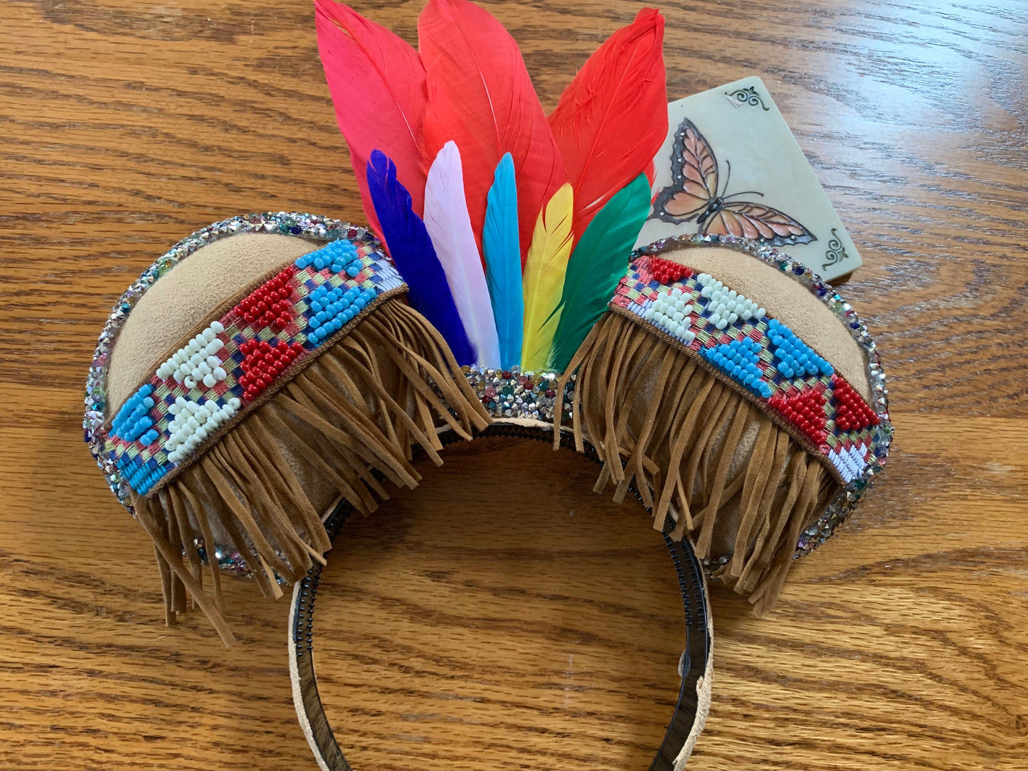 Pocahontas inspired ears. Mickey ears, Minnie ears from Disney’s Pocahontas.