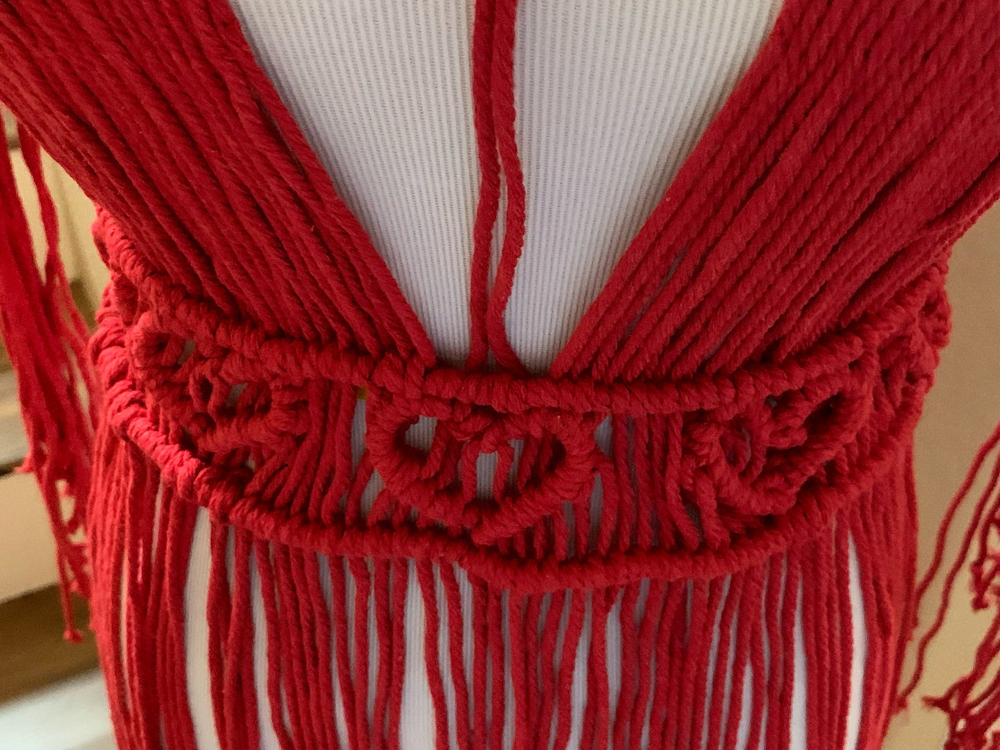 Love Hearts Macrame Dress, Birthday dress, Party Dress, Festival Dress, Fringed Dress, Boho Dress, burnungman style!