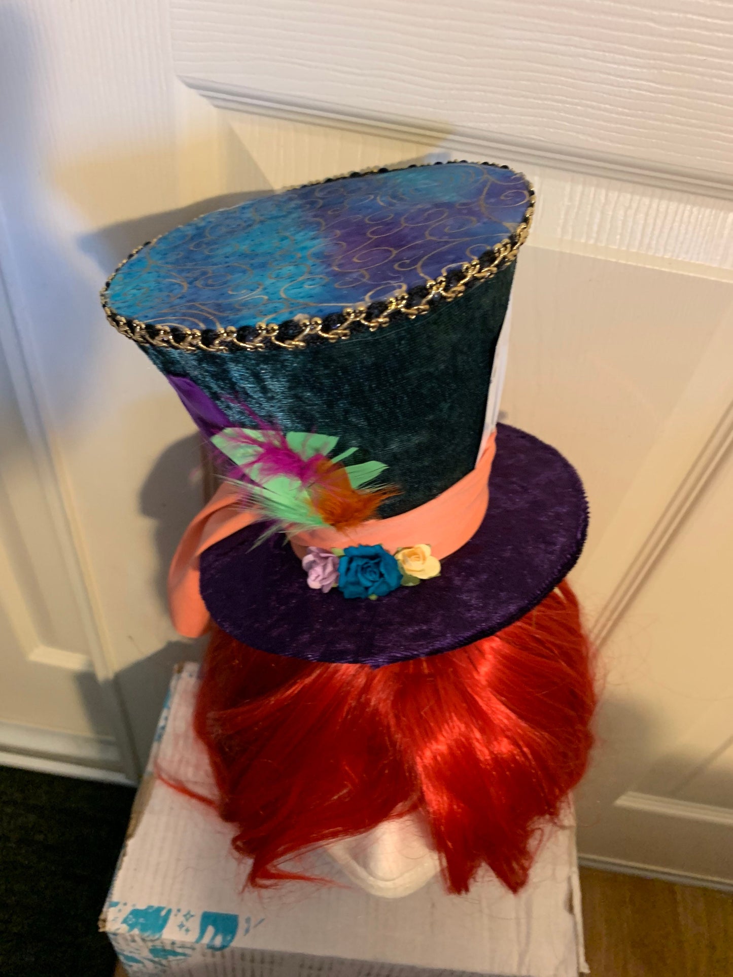 Mini Mad Hatter Hat from Alice and wonderland Tim Burton\\Johnny Depp Version with head band