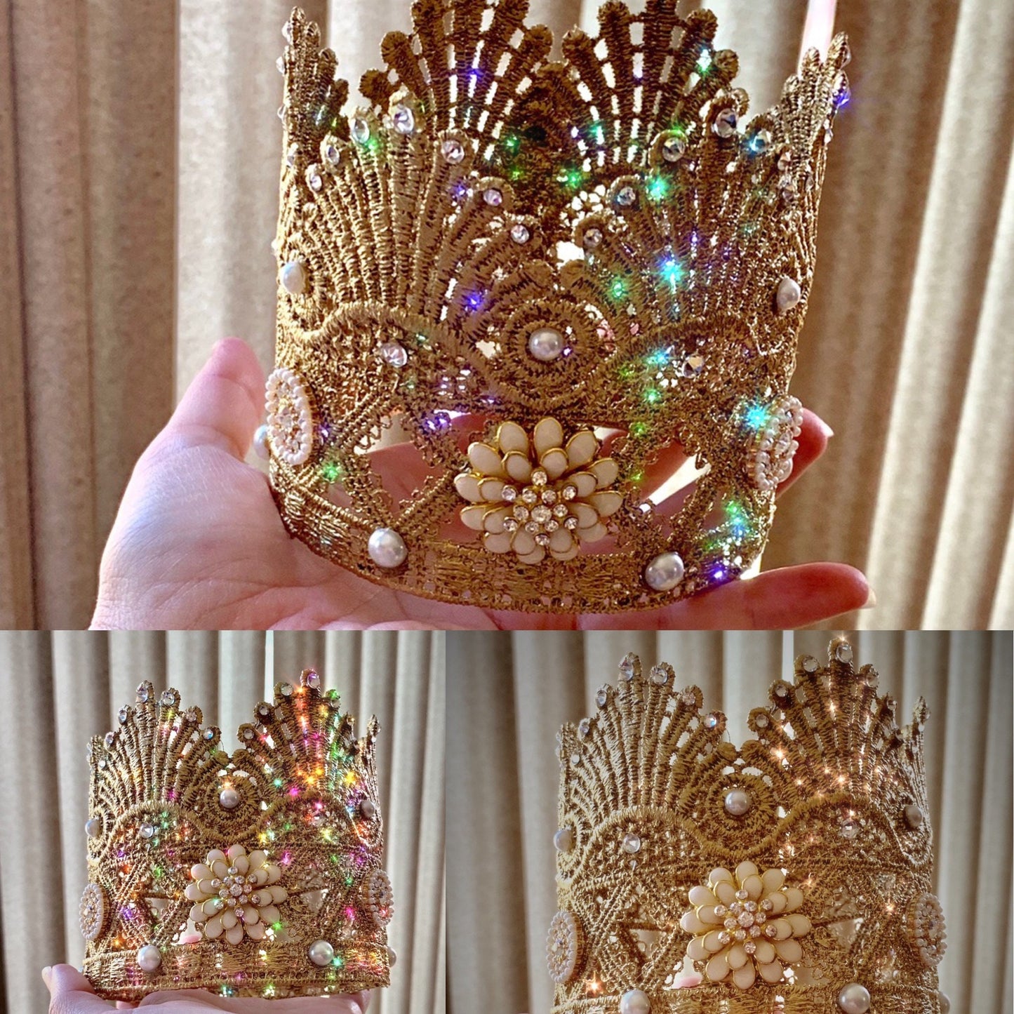 Bling up crown, tiara, full of crystal!