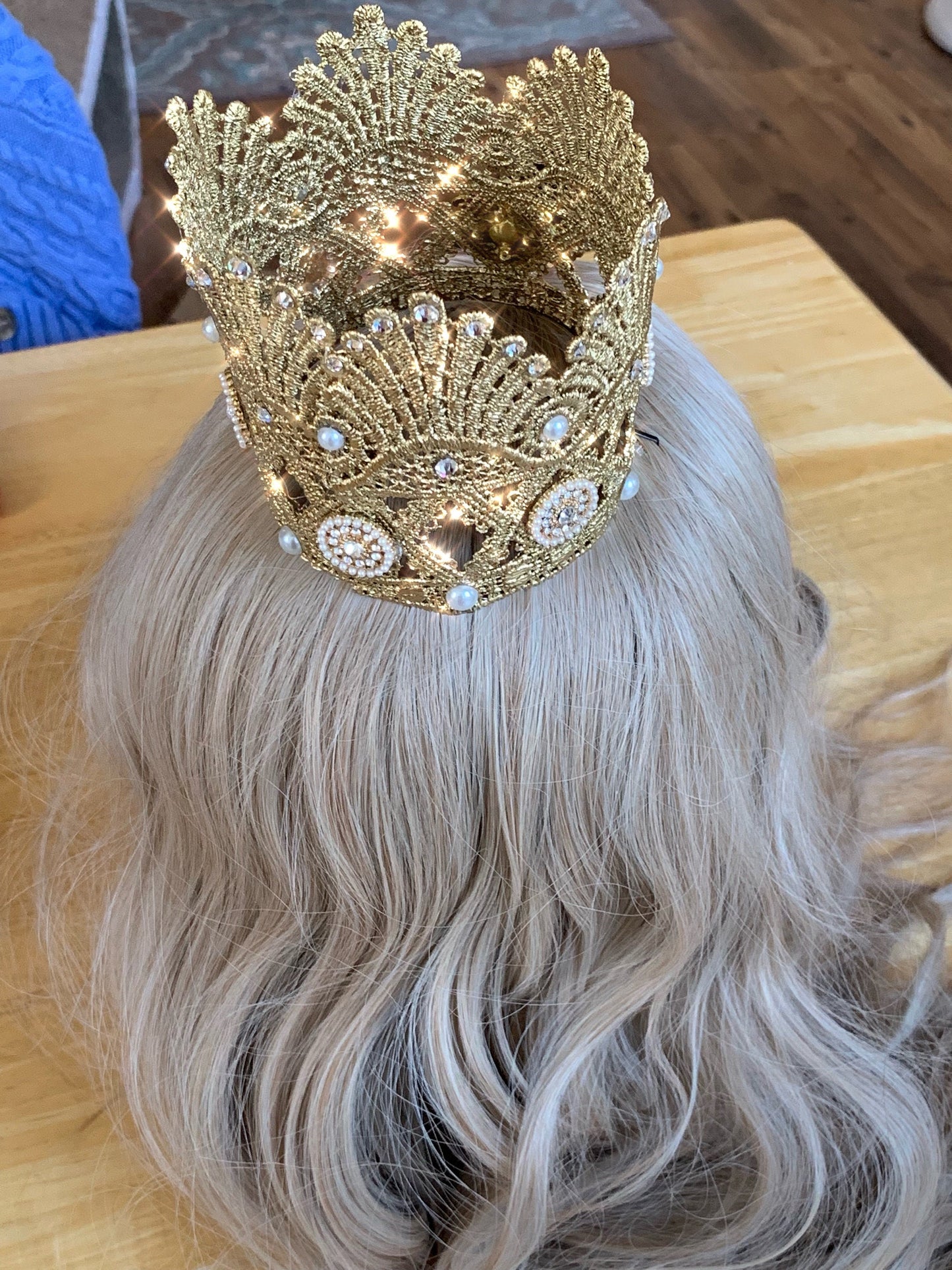 Bling up crown, tiara, full of crystal!