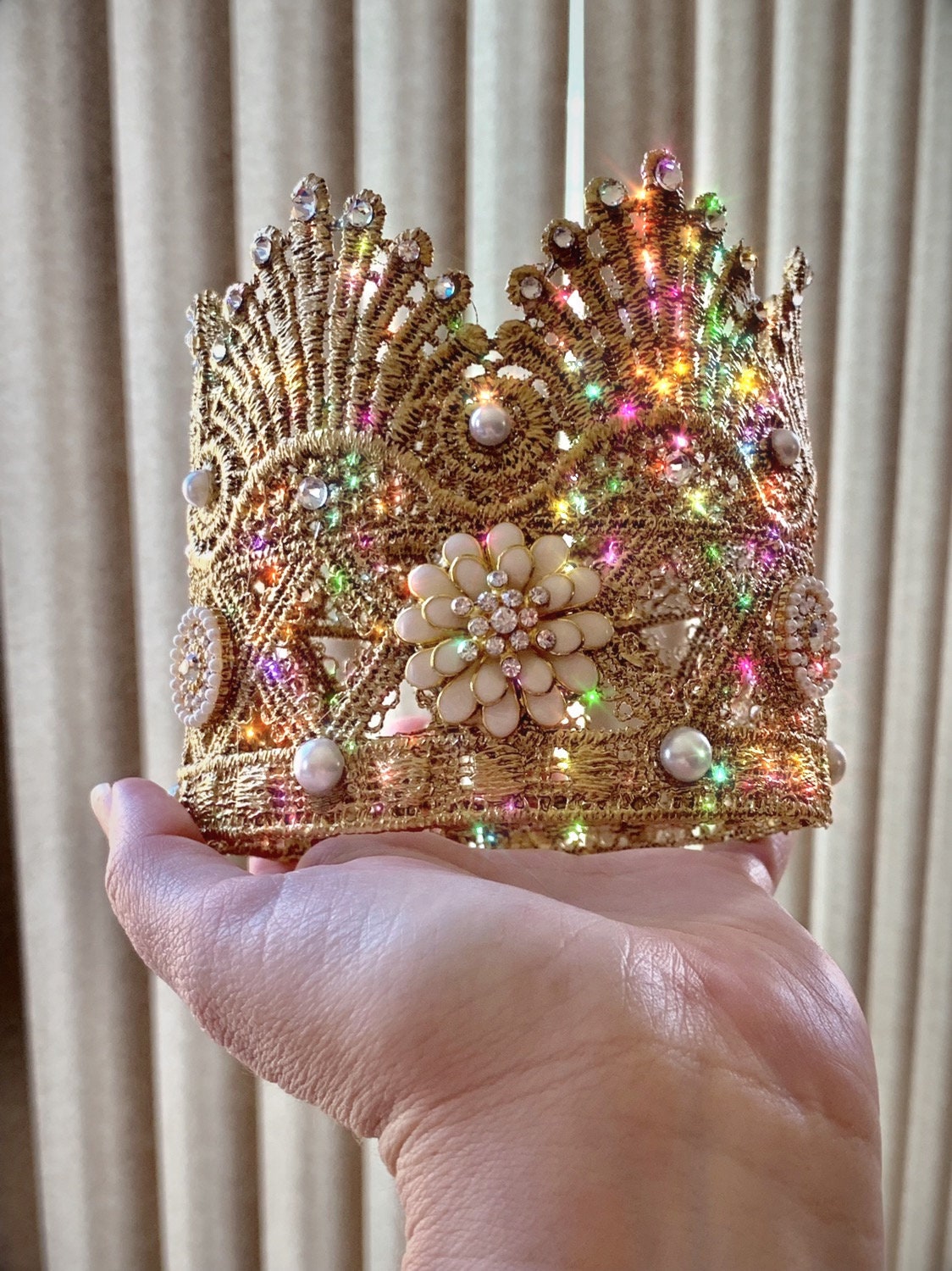 Bling up crown, tiara, full of crystal!