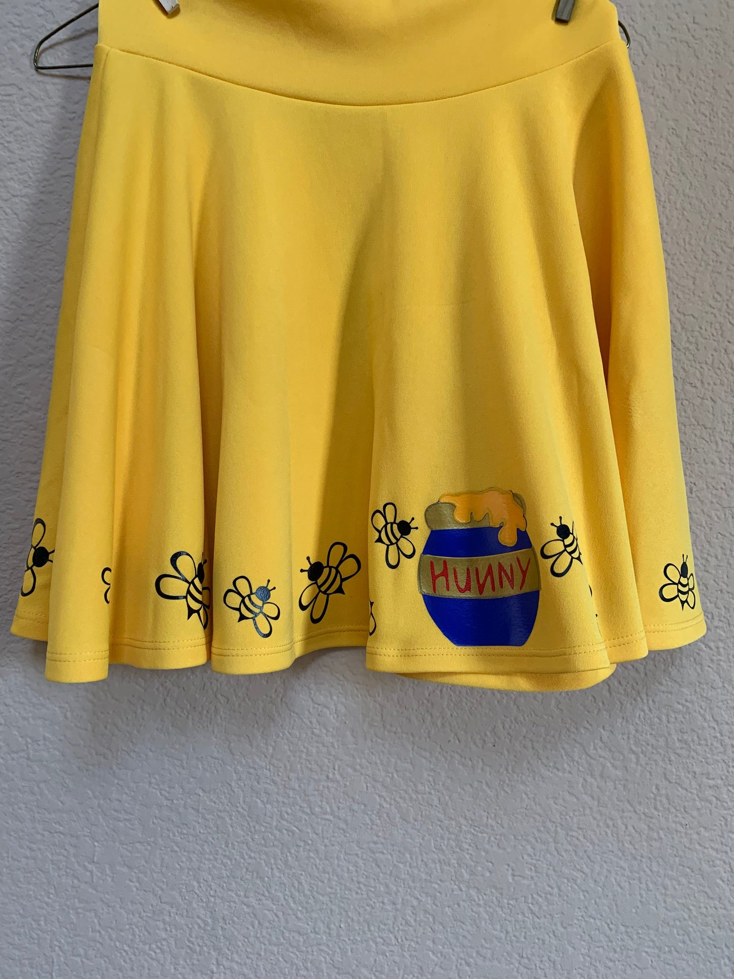 Winnie the Pooh inspires Skirt. Disney Pooh Bear Honey bear skirt.