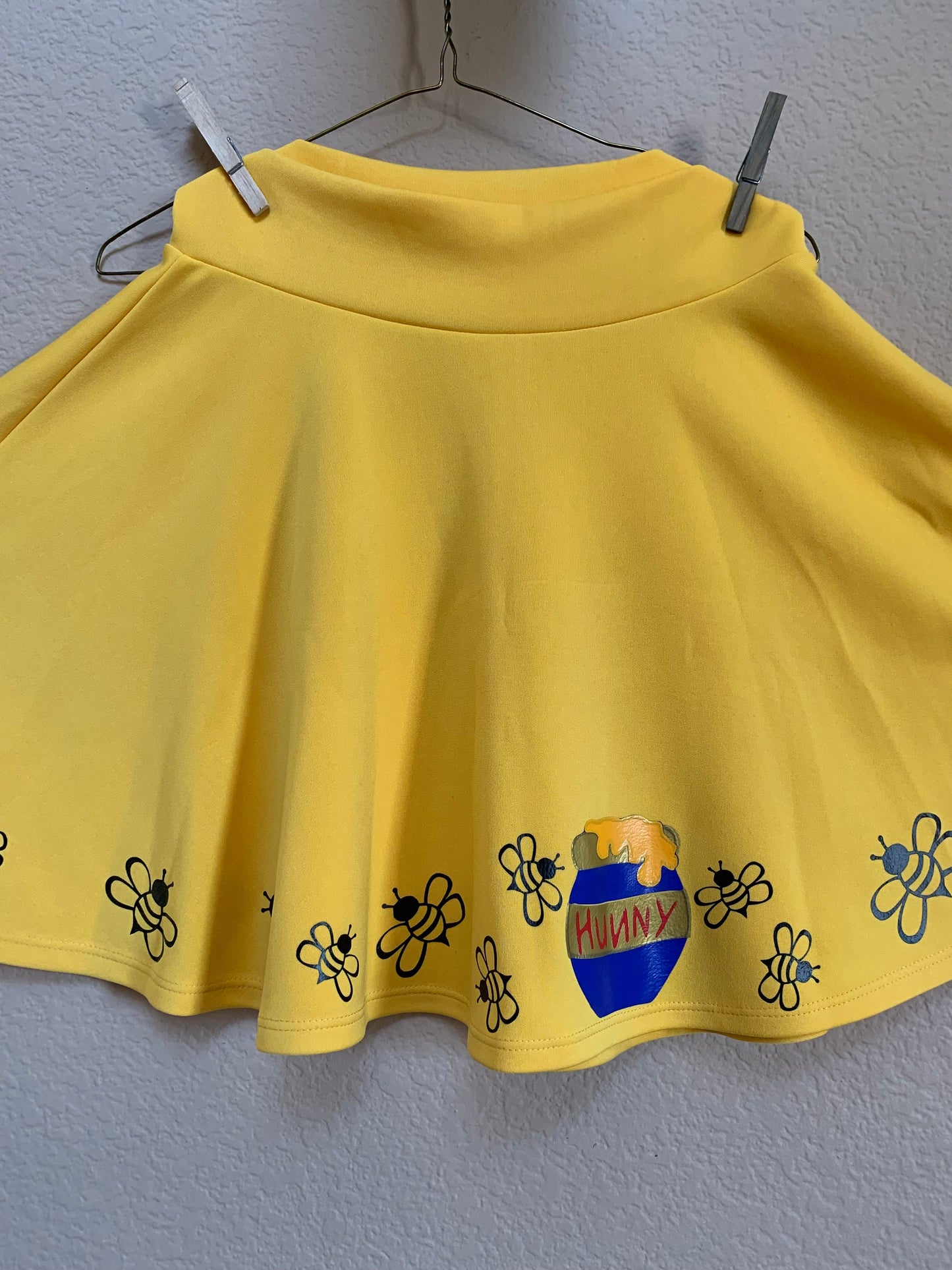 Winnie the Pooh inspires Skirt. Disney Pooh Bear Honey bear skirt.