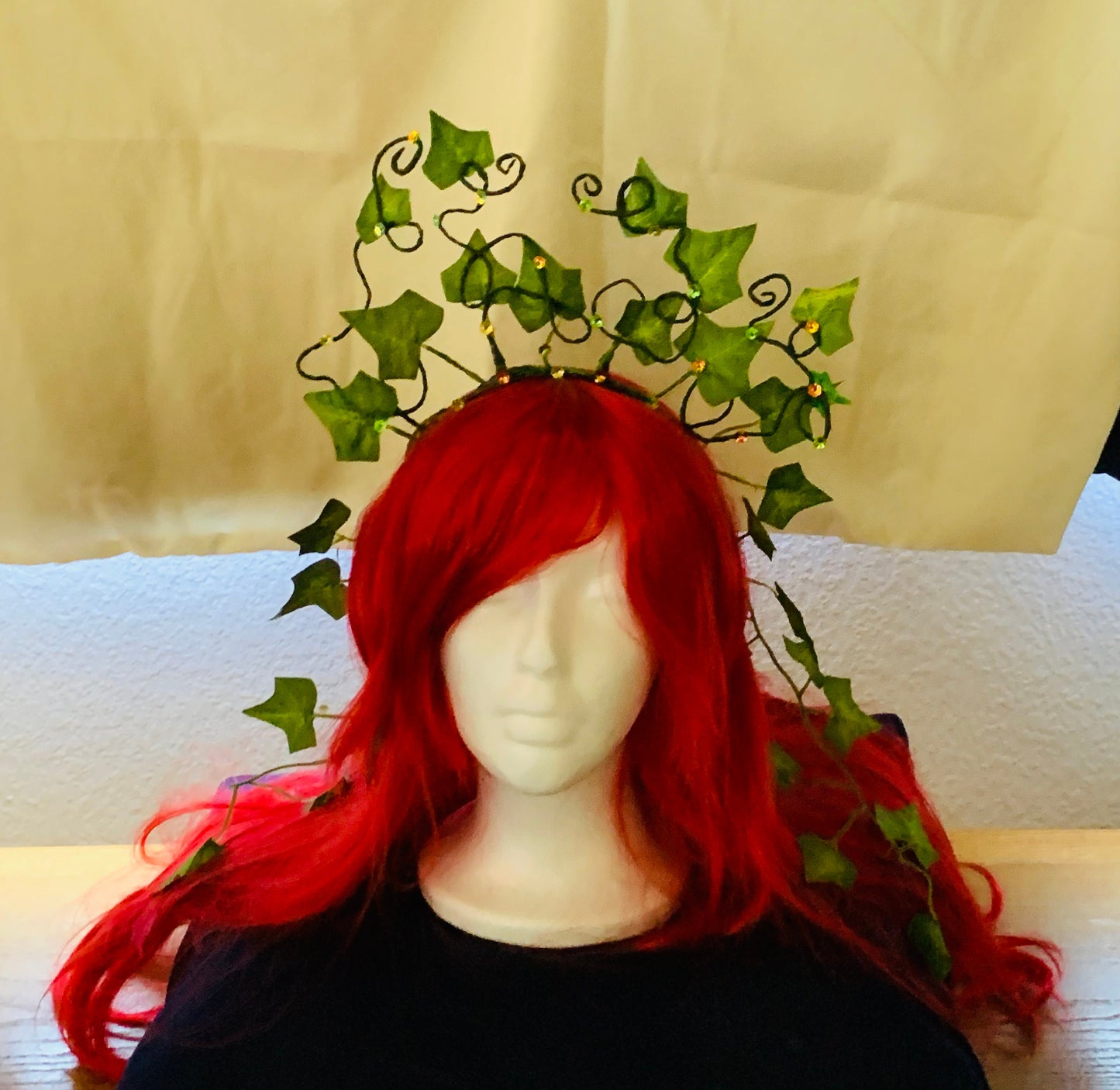 Poison Ivy Crown , Green Ivy Tiara , Woodland forest fairy Hair Accessory, Great for Brides!