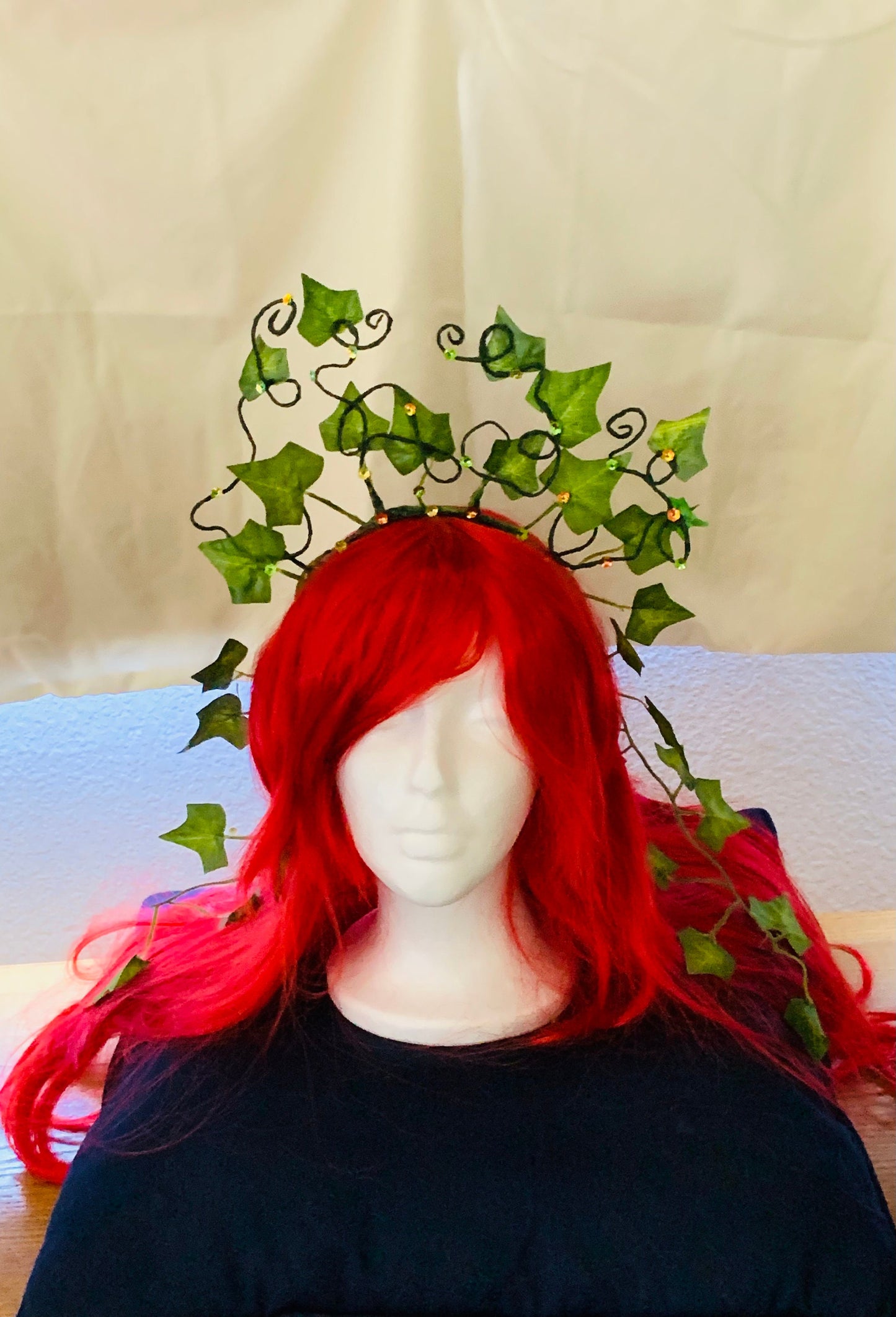 Poison Ivy Crown , Green Ivy Tiara , Woodland forest fairy Hair Accessory, Great for Brides!