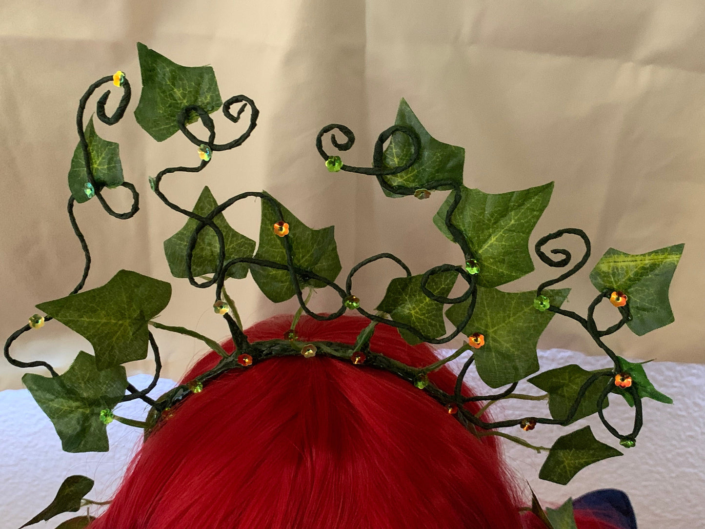 Poison Ivy Crown , Green Ivy Tiara , Woodland forest fairy Hair Accessory, Great for Brides!