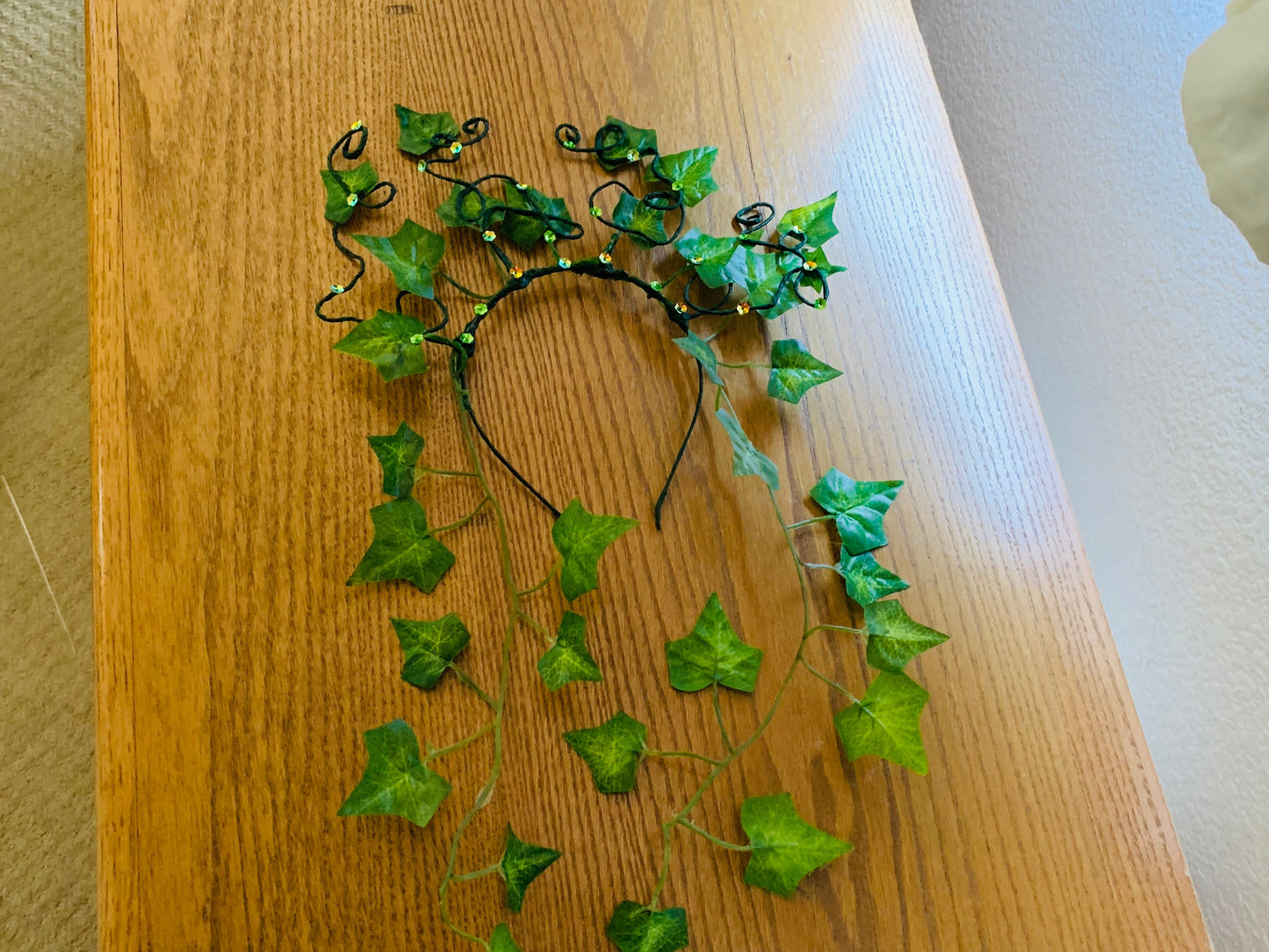 Poison Ivy Crown , Green Ivy Tiara , Woodland forest fairy Hair Accessory, Great for Brides!