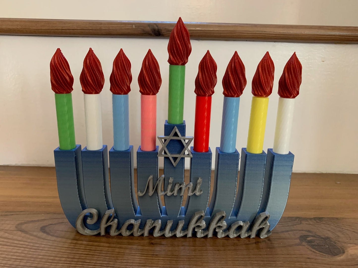 Hanukkah Toy Menorah Puzzle Set, Kids Menorah,Chanukkah Menorah,Personalized menorah,Toy Menorah