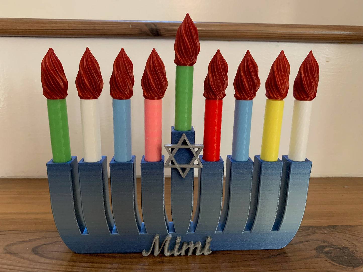 Hanukkah Toy Menorah Puzzle Set, Kids Menorah,Chanukkah Menorah,Personalized menorah,Toy Menorah