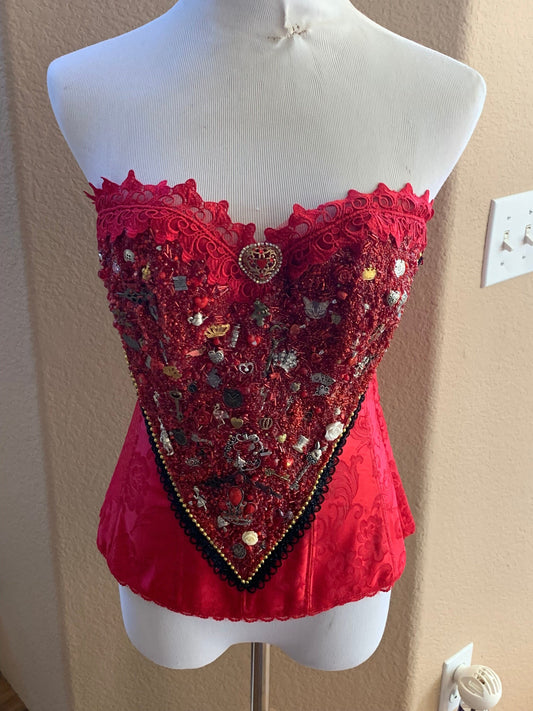 Queen Of Heats Corset  from Alice and Wonderland Heart Corset.